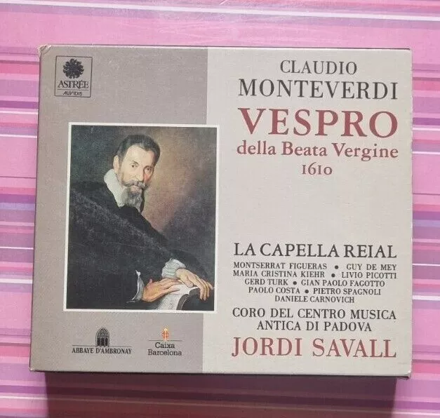 Claudio Monteverdi : vespro della beata vergine 1610. La Capella Reial, Savall