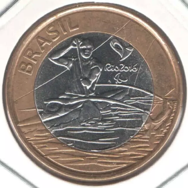 Brazil Coin XXXI summer Olympic Games, Rio 2016 - Paracanoe EB575