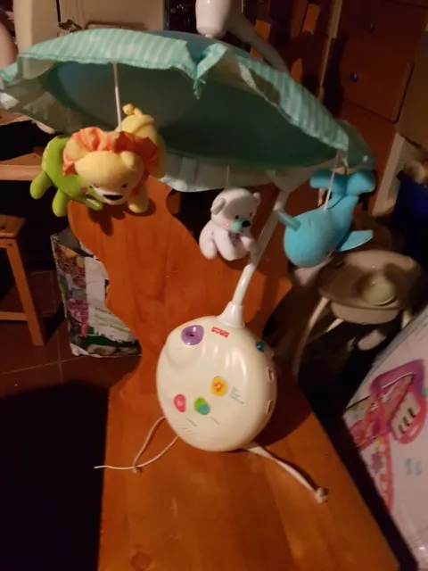 Fisher Price Mobile für Kinderbett -mit Musik - Nachtlicht - Projektor mit O.V.