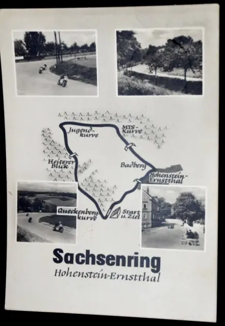 60947 Ak Courses de Moto Hohenstein Ernstthal Sachsenring Grandes Prix Courbes