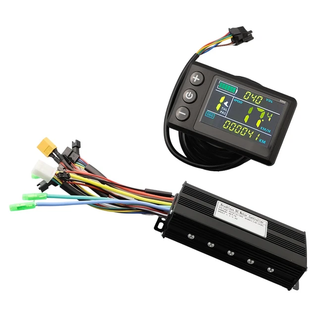Écran LCD Vélo Électrique S866 KENANLAN - Panneau Contrôle Étanche 24V/36V/48V