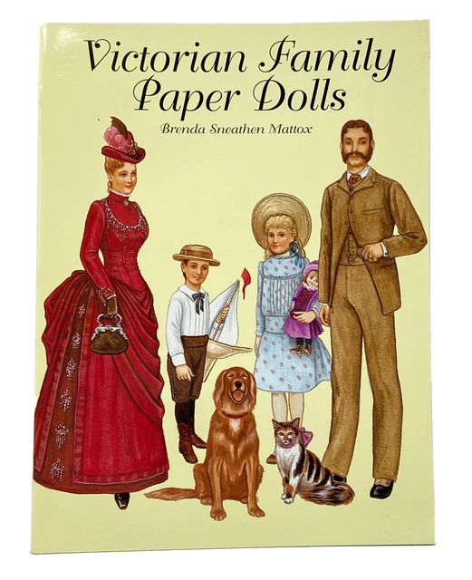VICTORIAN FAMILY PAPER Dolls by Brenda Sneatheen Matton Dover NEW UNCUT