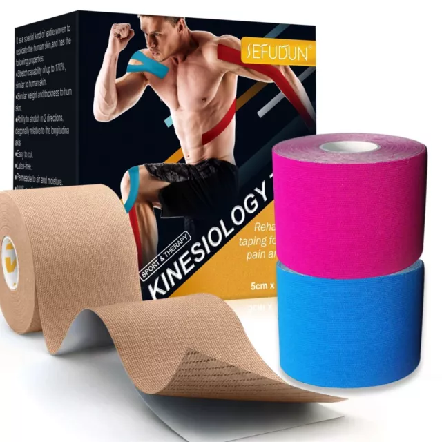 Kinésiologie Bande / Bandages Sport, Coloris Physiotape Fix 5m X 5cm Étanche