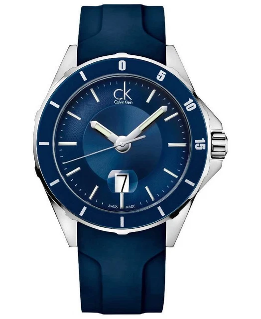RELOJ HOMBRE ANALÓGICO CALVIN KLEIN Play K2W21TZX Azul-Todo acero