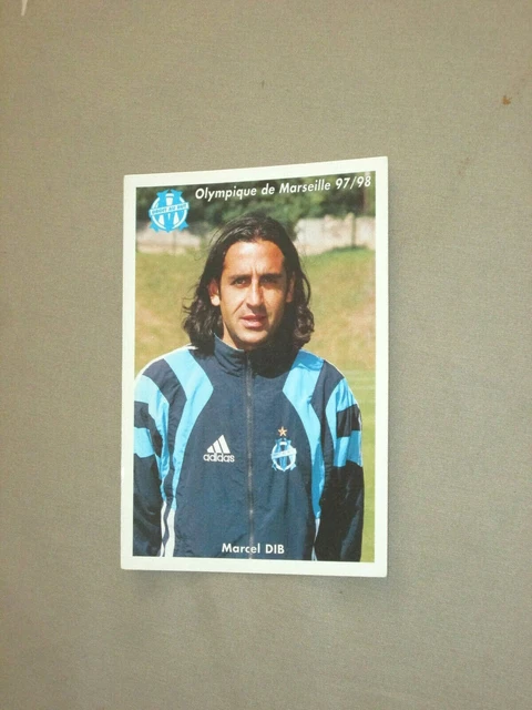 Carte Postale ASUAR OM Olympique De Marseille 1997-1998 – Photo Football – Bon état