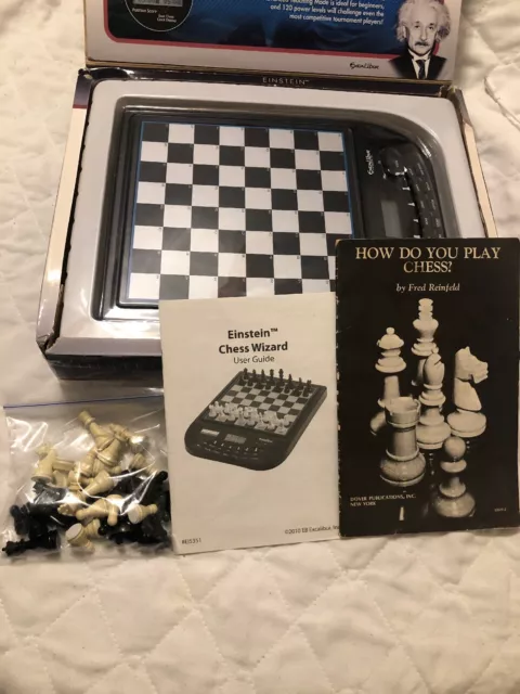 VINTAGE COLLECTIBLE EXCALIBUR GRANDMASTER CHESS COMPUTER GAME, MODEL #747K