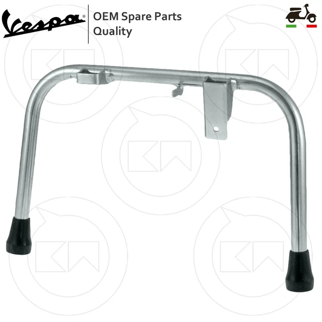 Cavalletto Centrale Zincato Per Vespa PX 125/150/200 - Ricambio Completo Con Gomma - Foto 11