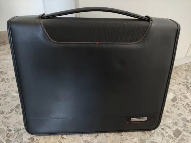 Valigetta Samsonite nera porta PC con scomparti