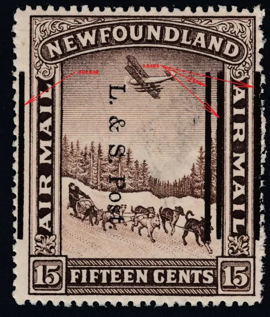 Newfoundland # 211ii&iii Shifted Overprint variety M NH VF Perf 14.1