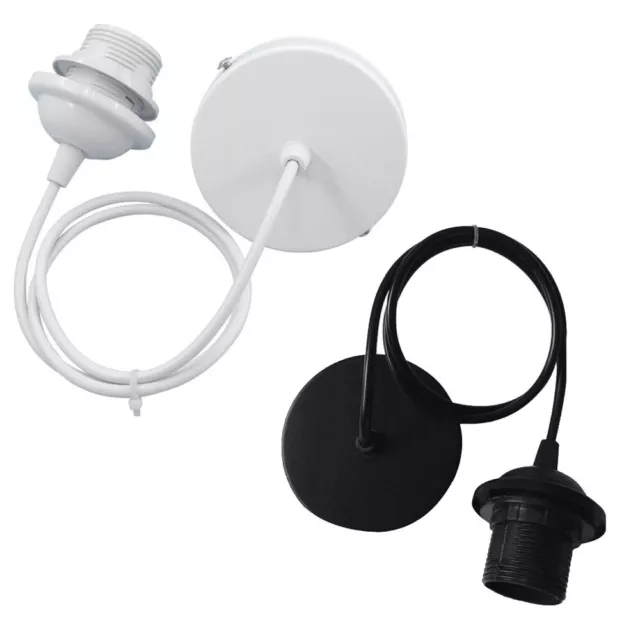 E27 Vis Plafonnier Suspendu Pendentif Lampe Ampoule Edison LED Support Douille