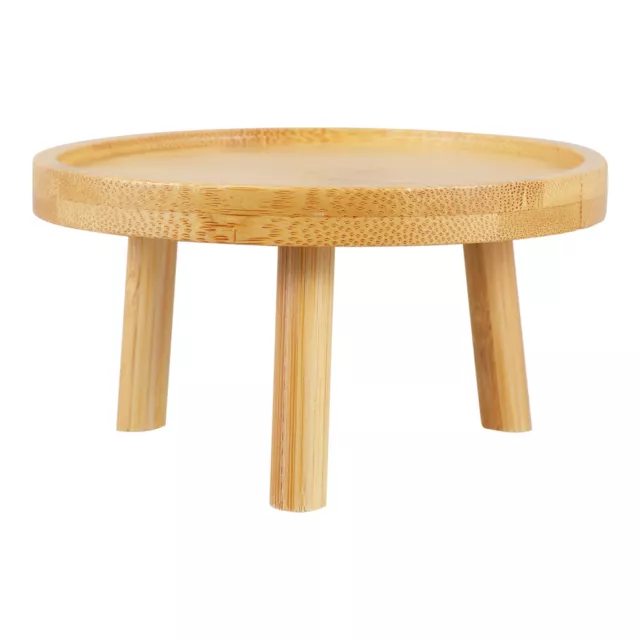 Soporte para taburete de madera soporte para maceta de madera para jardín en casa 13 cm