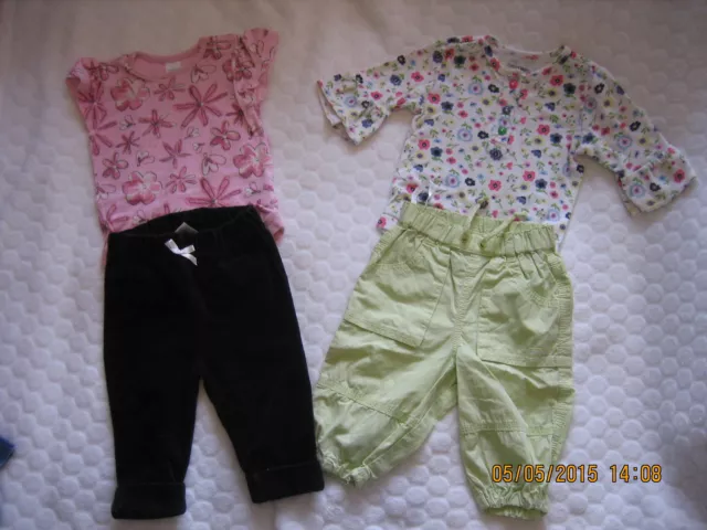 Vêtements filles LBaby 8 pièces lot 3-6 mois (Baby Gap, H&M & Suivant) (#095) 3