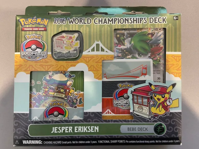 Pokemon Card TCG 2016 World Championships Deck · Jesper Eriksen · BEBE DECK