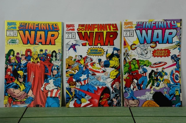 Marvel Comics 1992 The Infinity War #1, #2, and #4