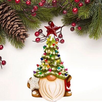 Miniaturas enanas decoración navideña gnomo estatua árbol de Navidad figuras