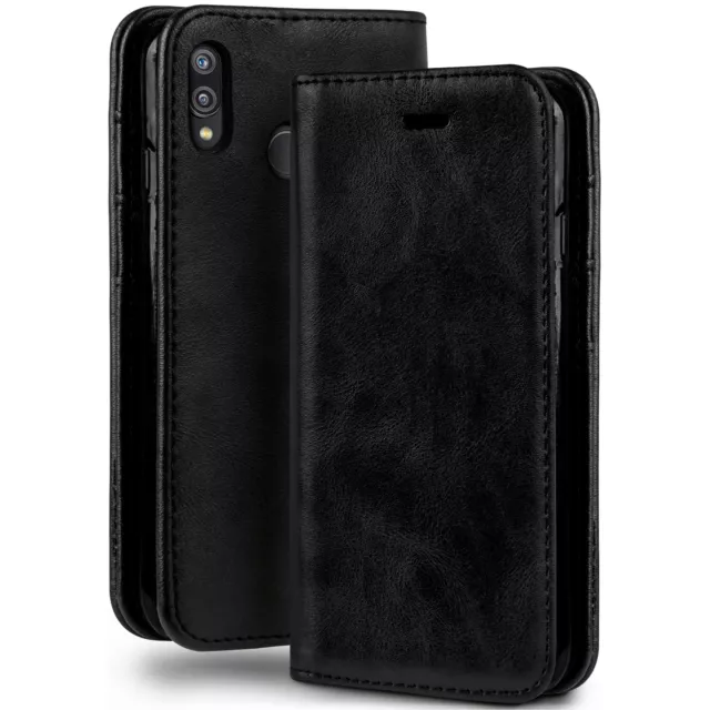 Handyhülle für Huawei P20 Lite Flip Case Book Style Etui 360 Grad Schutz Hülle