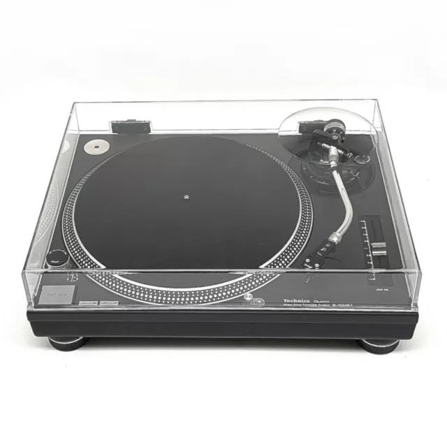 Clear Dust Cover for Technics SL-1200 SL-1210 MK - Pioneer PLX - 90° Hinges 2