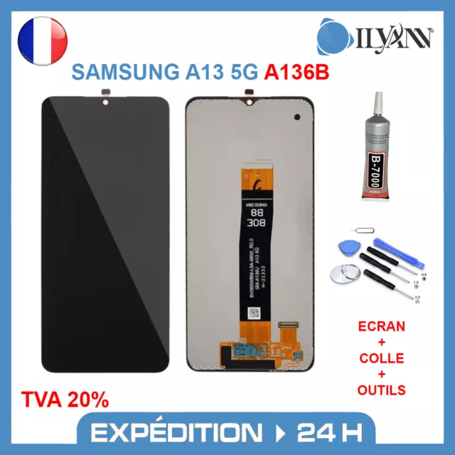 Ecran SAMSUNG GALAXY A13 5G A136B + colle et outils