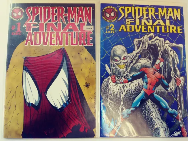 Spider-Man: Final Adventure #'s 1 & 2 High Grade Marvel Comic Book Set PA4-76