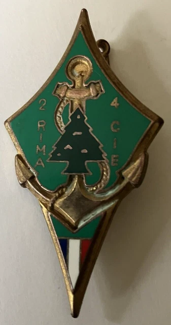 Insigne / pucelle 4 e compagnie du 3 e RPIMA Fraisse Paris