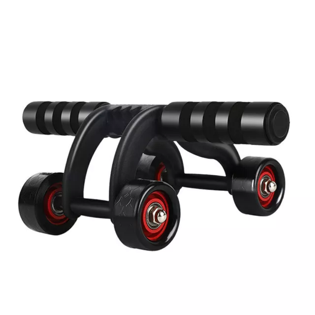 Exercise Power Roller 4 Wheel Ab Abdominal Workout Man Fitness Body