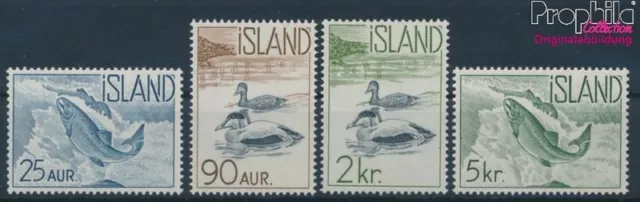 Briefmarken Island 1959 Mi 335-338 postfrisch Vögel (10230585