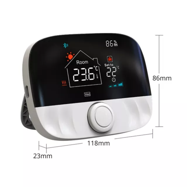 Thermostat intelligent pour chauffage chaudière avec connexion WiFi et affichag