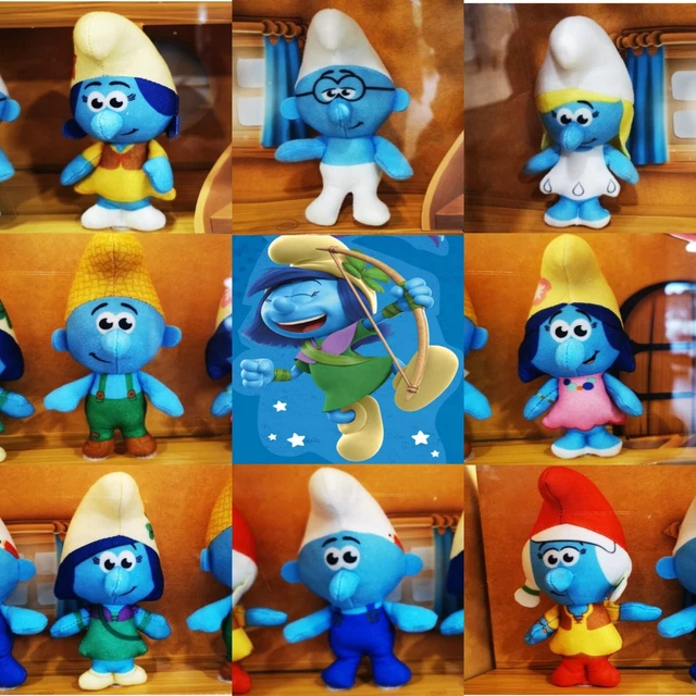 McDonalds Happy Meal Toy UK 2022 The Smurfs Plush Smurf Bag Hangers - Various