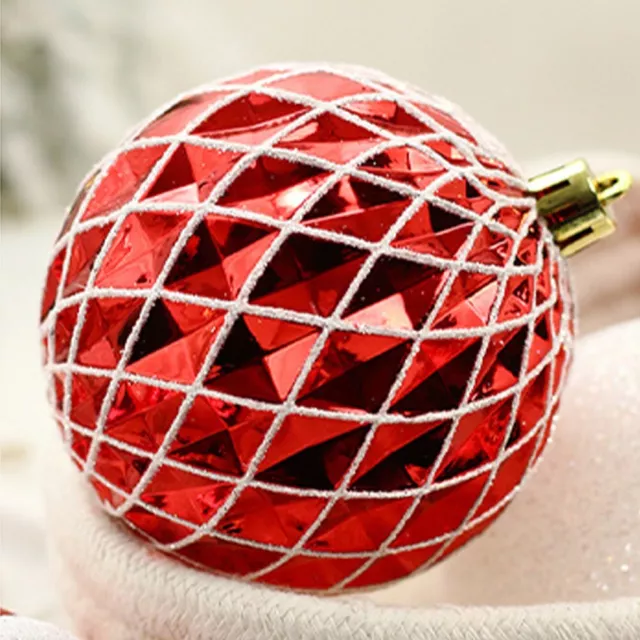 Versatile 8cm Christmas Ball Ornaments Pack of 16 for Wedding Ceremony