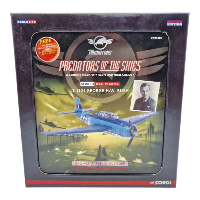 GRUMMAN AVENGER - Corgi Predators Of The Skies Pr99403 - George H.w
