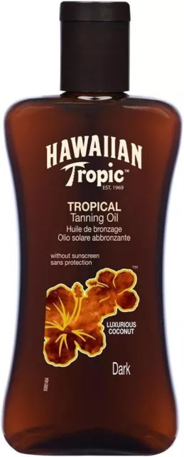 Hawaiian Tropic Tropical Tanning Oil with Coconut 200ml |