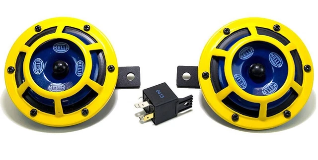 Hella Stylish Yellow Panther Horn Best in Class Sharp Tone Car Bike Horn