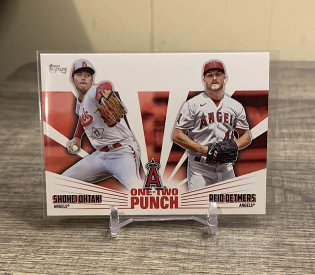 2023 TOPPS SERIES 1 Punch Reid Detmers / Shohei Ohtani 12P23