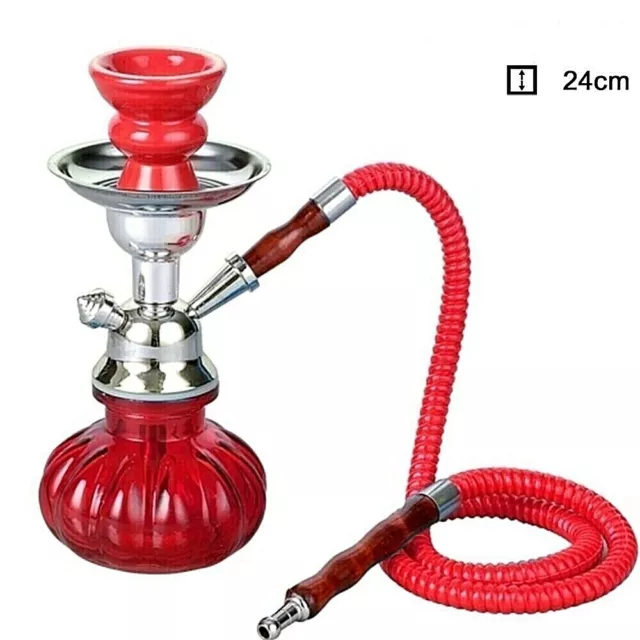 NARGHILE'  SHISHA  PER TABACCO + 10 Carboncini e Pinzetta Carbone