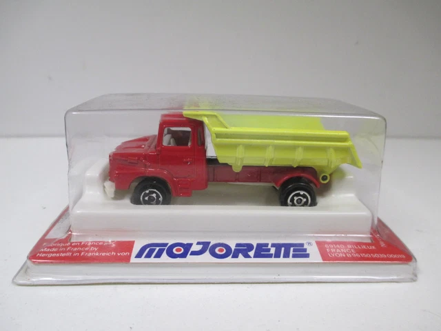 CAMION BERNARD MARAICHER Bleu Et Rouge Majorette En Boite Cristal EUR