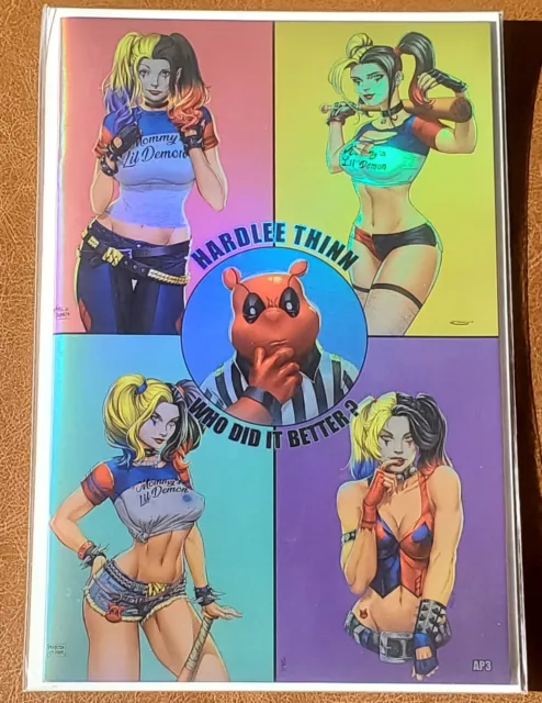 🔥 FOIL | Hardlee Thinn | Harley Quinn Who Did It Better? Artist Proof #3 🔥