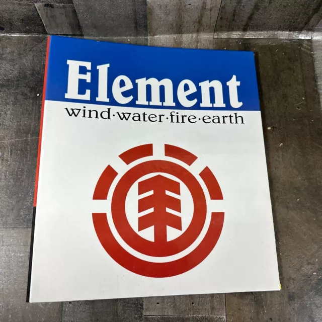 Vintage 90’s Element Skateboard Binder X Concepts Trapper Keeper Wind Water Fire