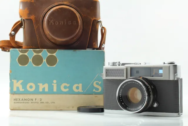 [CLA'd Mint in Box] Konica S Rangefinder Film Camera Hexanon 48mm f2 from japan