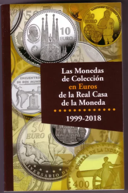 2018 Catalogo LAS MONEDAS de Colección en EUROS de la Real Casa de la Moneda