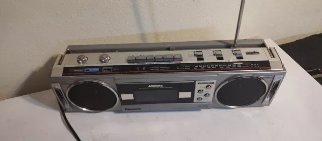 Vintage Panasonic Rx F4 Ambience Boombox Am Fm Radio Cassette Player