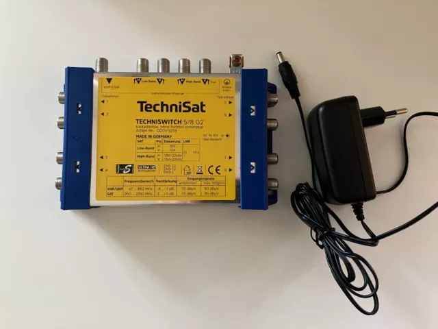 TechniSat TECHNISWITCH 5/8 G2 Multischalter (3234/3259) HD kompatibel