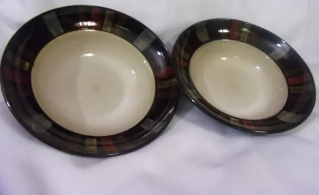 [lot of 2] Pfaltzgraff Everyday  TAHOE Soup Cereal Salad Bowls 8 1/2"