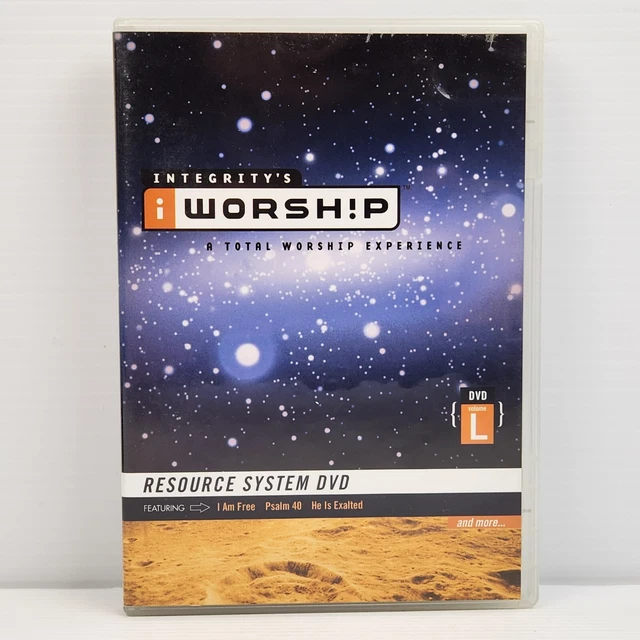 Integrity's iWorship Resource System DVD Volume L Religious Christian Reg 1