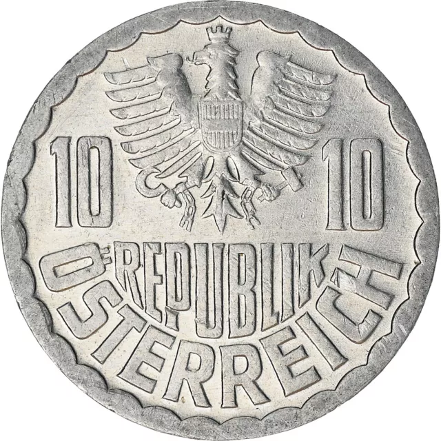 [#839012] Coin, Austria, 10 Groschen, 1985, Vienna, VF, Aluminum, KM:2878