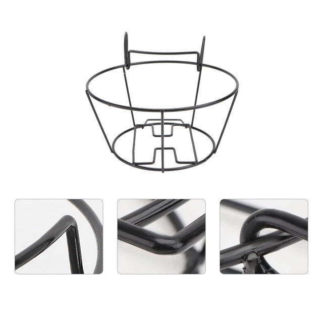 Confezione da 5 supporti in metallo per piante da esterno e da interno, resistenti supporti per vasi da fiori per più piante, in ferro antiruggine per piante rotonde, per fioriere, per piante