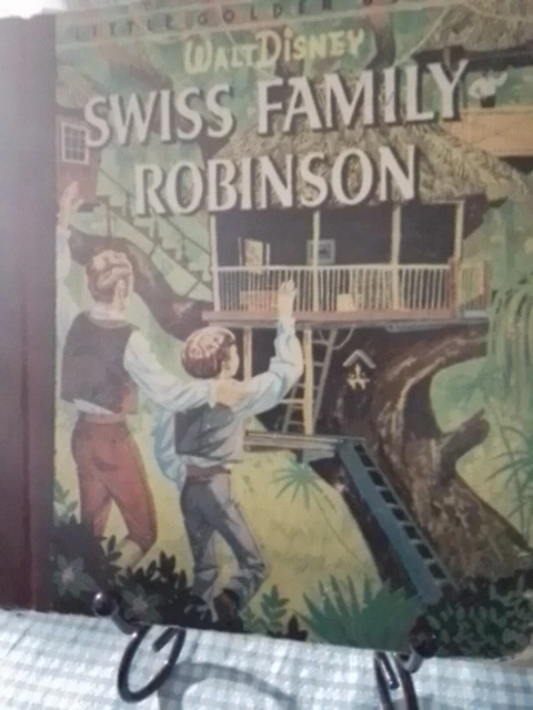 WALT DISNEY'S SWISS FAMILY ROBINSON Little Golden Book 1961 Sydney #D66 ...