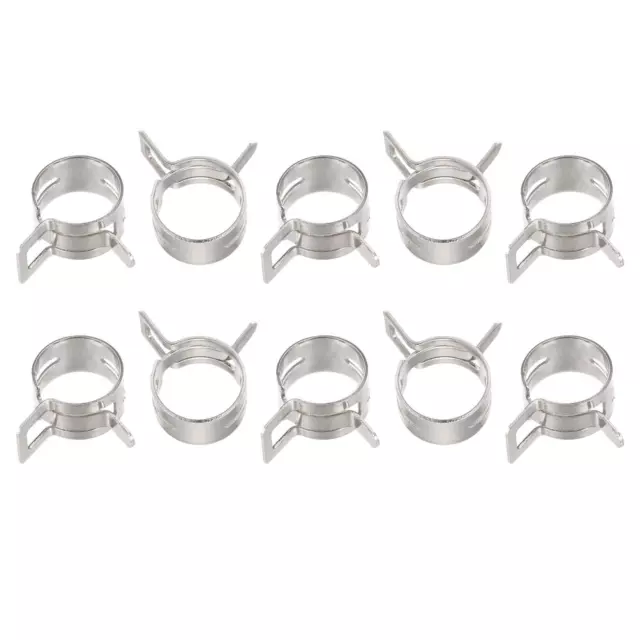 Ressort Collier Serrage 30pcs 65Mn 18mm Inter Dia Pinces 19.4mm-21.4mm OD Plaqué