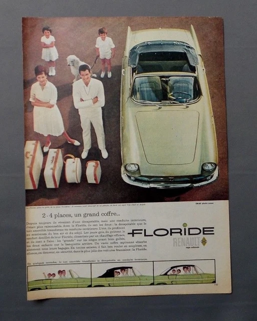 Renault ancienne publicité PLV lubrifiants & fluides 1982, 1984 , 1985