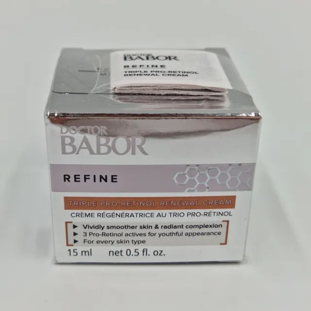 15 ml Doctor Babor Refine Triple Pro Retinol Renewal Cream Anti Ageing Pflege
