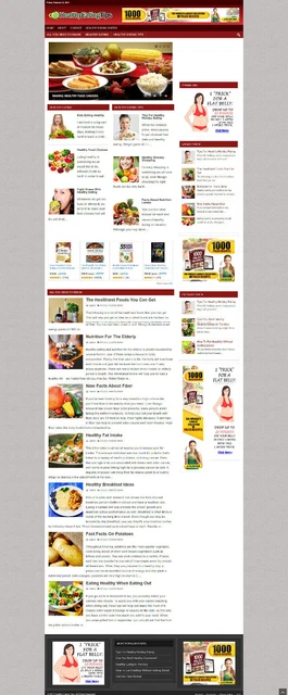 Healthy per Mangiare Sito - Affiliates-Domain +1 Mesi Hosting & Ssl Certificato